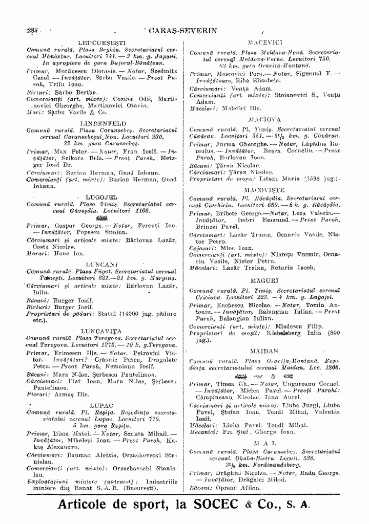 Anuar Socec al României Mari pag 284